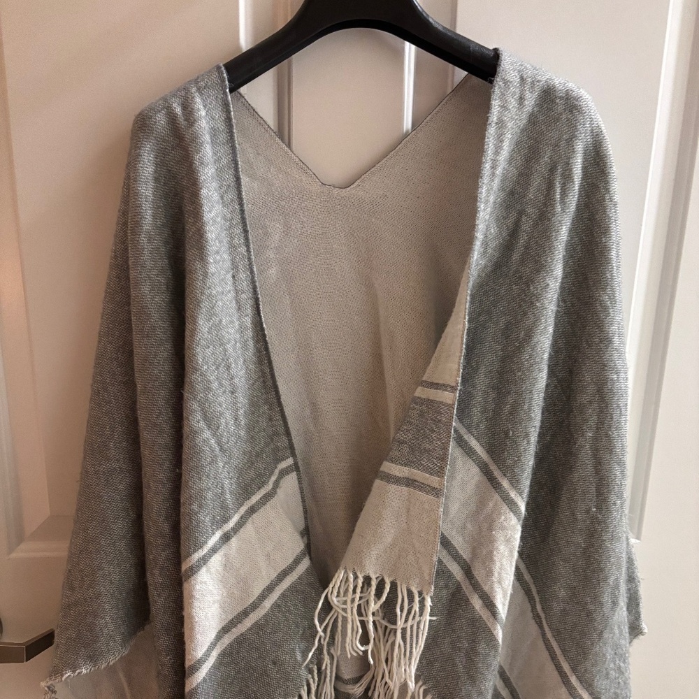 Reversible Well Cared For Poncho/Wrap
